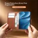 Шкіряний чохол QIALINO Wallet Case (FF) для iPhone Duo - Purple (435022V). Фото 8 з 11