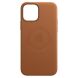 Оригинальный чехол MagSafe Leather Case для Apple iPhone 12 Pro Max (MHKL3ZE/A) - Saddle Brown (253491Z). Фото 5 из 6