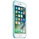 Оригинальный чехол Silicone Case для Apple iPhone SE 2 / 3 (2020 / 2022) / iPhone 8 / iPhone 7 (MMX02) - Sea Blue (226676L). Фото 3 из 3