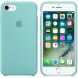 Оригинальный чехол Silicone Case для Apple iPhone SE 2 / 3 (2020 / 2022) / iPhone 8 / iPhone 7 (MMX02) - Sea Blue (226676L). Фото 2 из 3