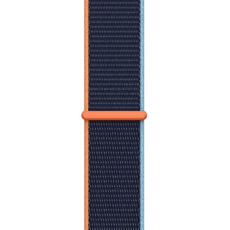 Оригінальний ремінець Sport Loop для Apple Watch 42 (Series 10/11/12) / 41 / 40 / SE 40 / 38 (MYA22) - Deep Navy: фото 3 з 3