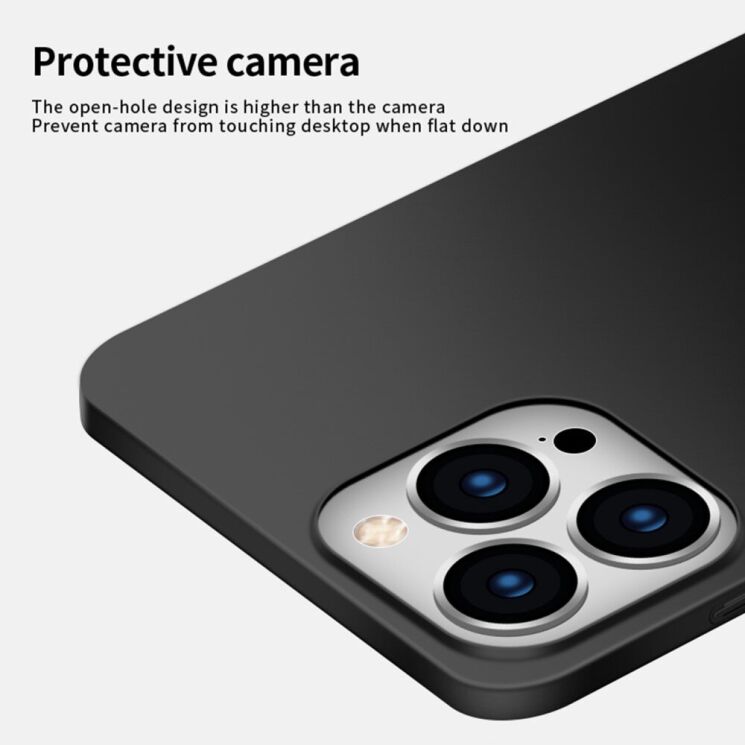 Пластиковый чехол MOFI Slim Shield для Apple iPhone 16 Pro - Black: фото 5 из 8