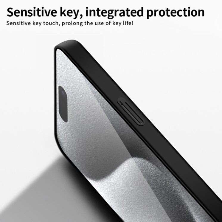 Пластиковый чехол MOFI Slim Shield для Apple iPhone 16 Pro - Black: фото 4 из 8