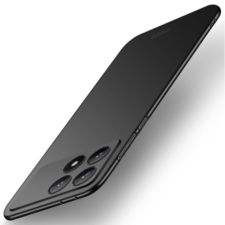 Пластиковый чехол MOFI Slim Shield для Xiaomi Poco X6 Pro - Black: фото 1 из 9