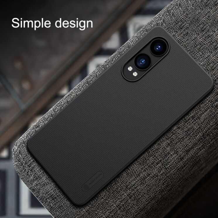 Пластиковый чехол NILLKIN Frosted Shield для OnePlus Nord CE 4 Lite - Black: фото 8 из 18