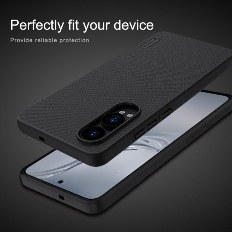 Пластиковый чехол NILLKIN Frosted Shield для OnePlus Nord CE 4 Lite - Black: фото 14 из 18