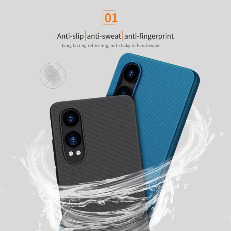 Пластиковый чехол NILLKIN Frosted Shield для OnePlus Nord CE 4 Lite - Black: фото 12 из 18