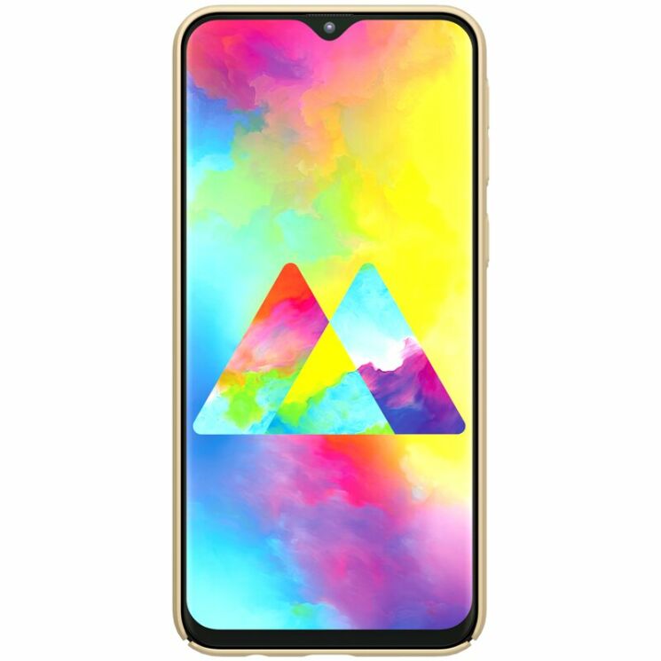 Пластиковый чехол NILLKIN Frosted Shield для Samsung Galaxy M20 (M205) - Red: фото 4 из 15