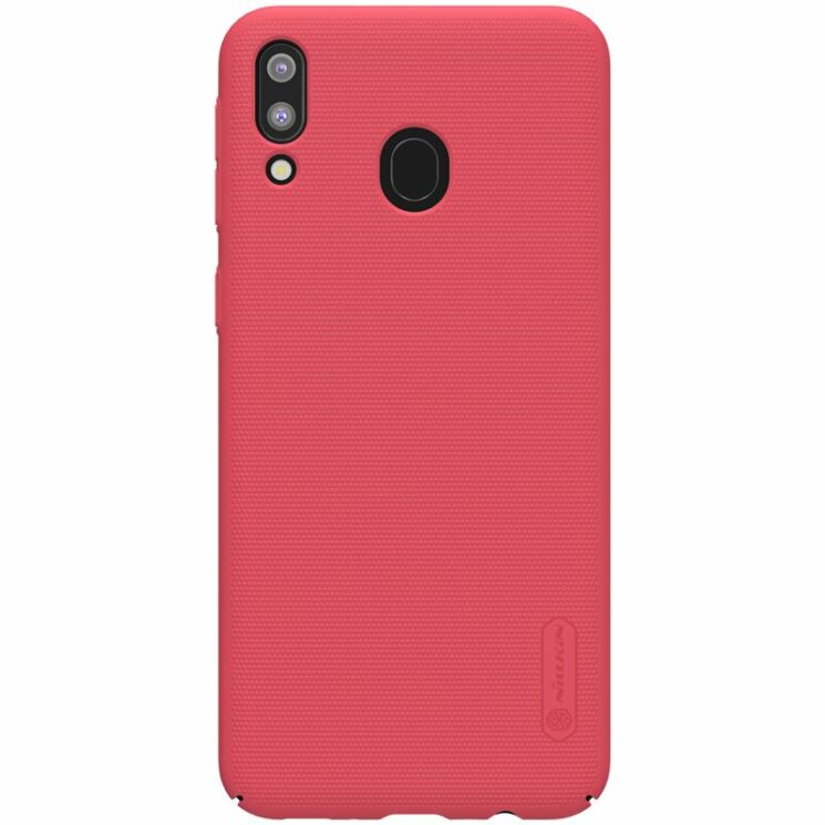 Пластиковый чехол NILLKIN Frosted Shield для Samsung Galaxy M20 (M205) - Red: фото 1 из 15