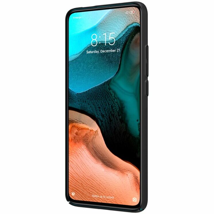 Пластиковий чохол NILLKIN Frosted Shield для Xiaomi Poco F2 Pro / Redmi K30 Pro - Black: фото 4 з 19