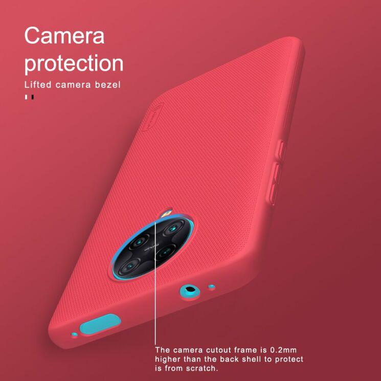Пластиковый чехол NILLKIN Frosted Shield для Xiaomi Poco F2 Pro / Redmi K30 Pro - White: фото 17 из 19