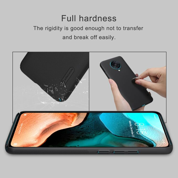 Пластиковый чехол NILLKIN Frosted Shield для Xiaomi Poco F2 Pro / Redmi K30 Pro - White: фото 11 из 19