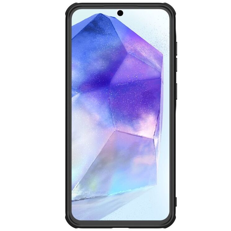 Пластиковый чехол NILLKIN Frosted Shield Pro для Samsung Galaxy A56 (A566) - Black: фото 4 из 10