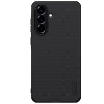 Пластиковый чехол NILLKIN Frosted Shield Pro для Samsung Galaxy A56 (A566) - Black: фото 1 из 10
