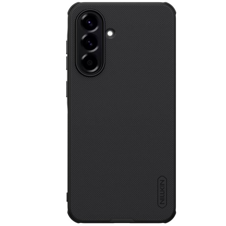 Пластиковый чехол NILLKIN Frosted Shield Pro для Samsung Galaxy A56 (A566) - Black: фото 1 из 10