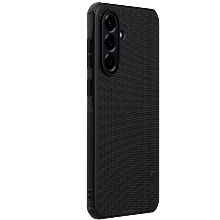 Пластиковый чехол NILLKIN Frosted Shield Pro для Samsung Galaxy A56 (A566) - Black: фото 2 из 10