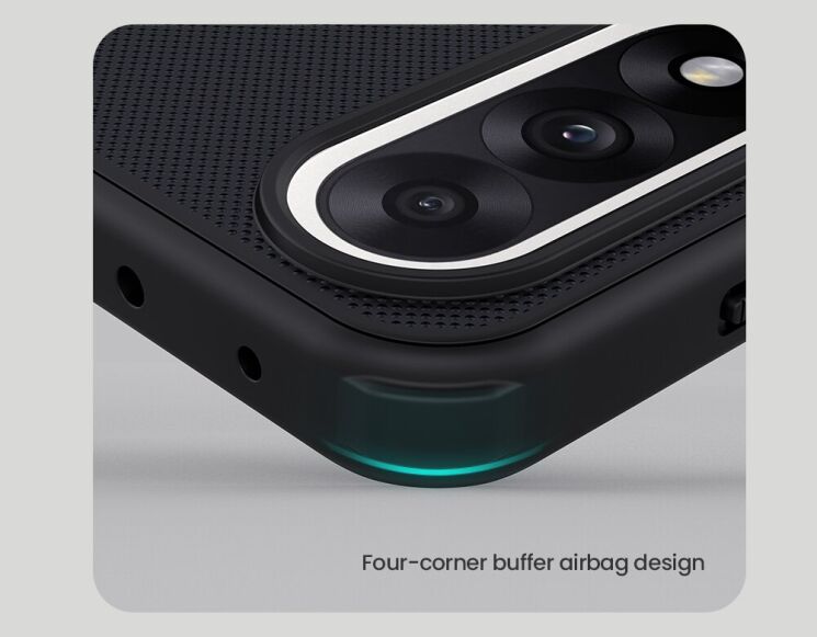 Пластиковий чохол NILLKIN Frosted Shield Pro Magnetic для OnePlus Nord 5 / Ace 5 Ultra - Black: фото 10 з 19
