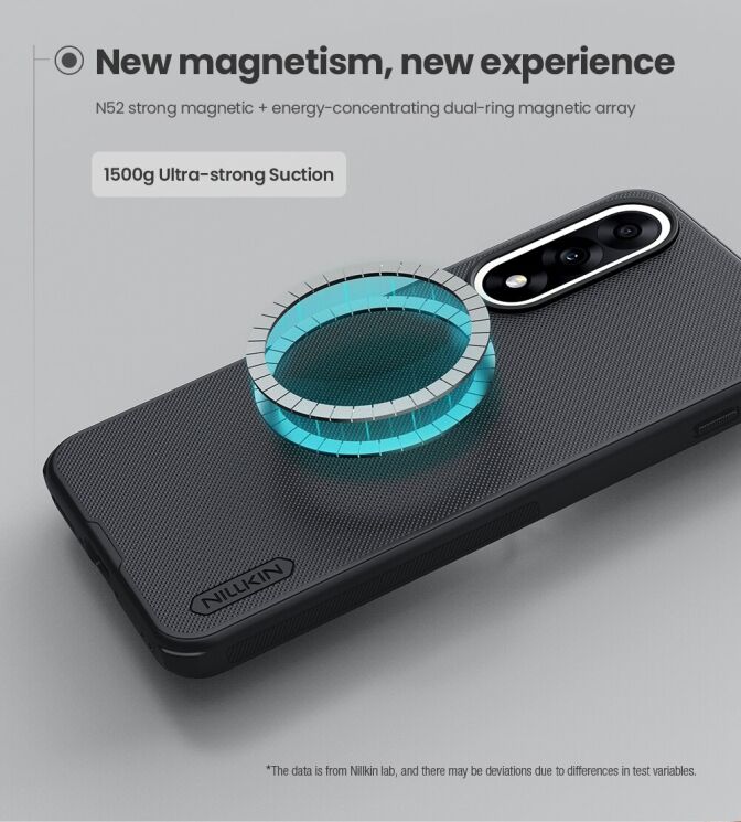 Пластиковий чохол NILLKIN Frosted Shield Pro Magnetic для OnePlus Nord 5 / Ace 5 Ultra - Black: фото 13 з 19