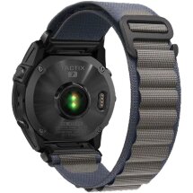 Ремінець ArmorStandart AlpinaStyle для годинників Garmin з кріпленням Quick Fit 20mm - Blue: фото 1 з 2