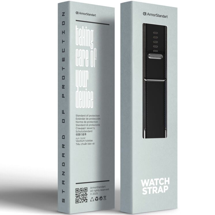 Ремешок ArmorStandart Leather Loop для WHOOP MG / 5.0 - Black (390410B) Ремешок ArmorStandart Leather Loop для WHOOP MG / 5.0 - Black: фото 5 из 5