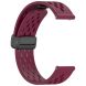 Ремешок Deexe Astra Strap для часов с шириной крепления 20мм - Wine Red (895435WR). Фото 3 из 11