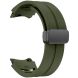 Ремешок Deexe Aurora Strap для Samsung Galaxy Watch 4 / 4 Classic / 5 / 5 Pro / 6 / 6 Classic / 7 / FE - Army Green (358120AG). Фото 3 из 8