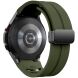Ремешок Deexe Aurora Strap для Samsung Galaxy Watch 4 / 4 Classic / 5 / 5 Pro / 6 / 6 Classic / 7 / FE - Army Green (358120AG). Фото 1 из 8