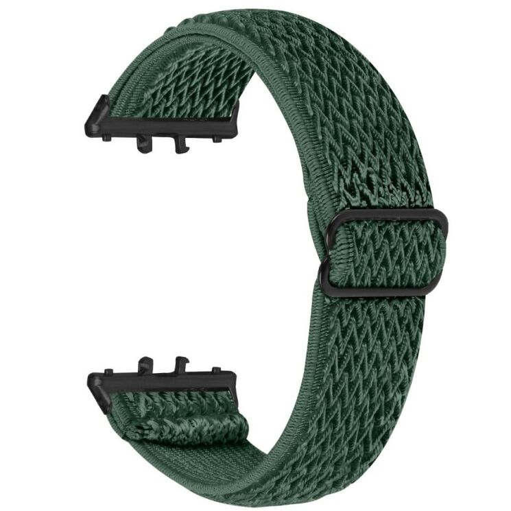 Ремінець Deexe Braided Strap для Samsung Galaxy Fit 3 - Army Green: фото 1 з 6