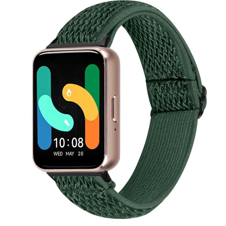 Ремінець Deexe Braided Strap для Samsung Galaxy Fit 3 - Army Green: фото 2 з 6