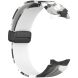 Ремінець Deexe Camo Silicone для Samsung Galaxy Watch 4 / 4 Classic / 5 / 5 Pro - White (284643W). Фото 3 з 6