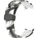 Ремінець Deexe Camo Silicone для Samsung Galaxy Watch 4 / 4 Classic / 5 / 5 Pro - White (284643W). Фото 2 з 6