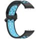 Ремінець Deexe Dot Color для Samsung Galaxy Fit 3 - Black / Blue (349023BL). Фото 4 з 7