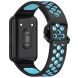 Ремінець Deexe Dot Color для Samsung Galaxy Fit 3 - Black / Blue (349023BL). Фото 2 з 7