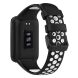 Ремешок Deexe Dot Color для Xiaomi Mi Band 7 Pro - Black / White (301608BW). Фото 2 из 5