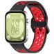 Ремінець Deexe Dual Color для Huawei Watch Fit 3 - Black / Red (357105BR). Фото 4 з 7