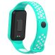 Ремінець Deexe Dual Color для Xiaomi Redmi Smart Band 2 - Cyan / White (320610CW). Фото 4 з 11