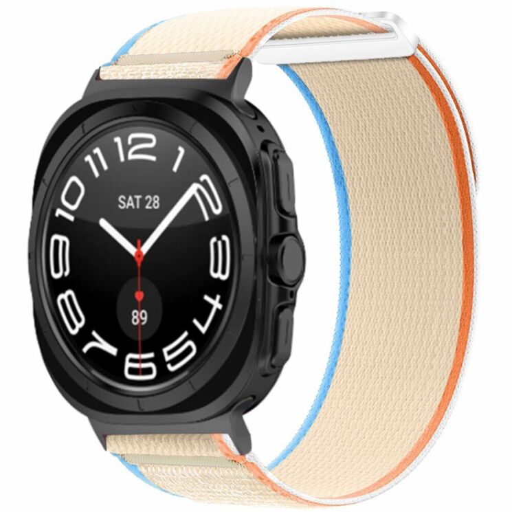 Ремешок Deexe Fastener Strap для Samsung Galaxy Watch Ultra (47mm) - White: фото 3 из 3