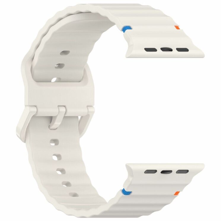 Ремешок Deexe Galaxy Strap для Apple Watch 42 (Series 10) / 41 / 40 / SE 40 / 38 - Starlight: фото 4 из 7
