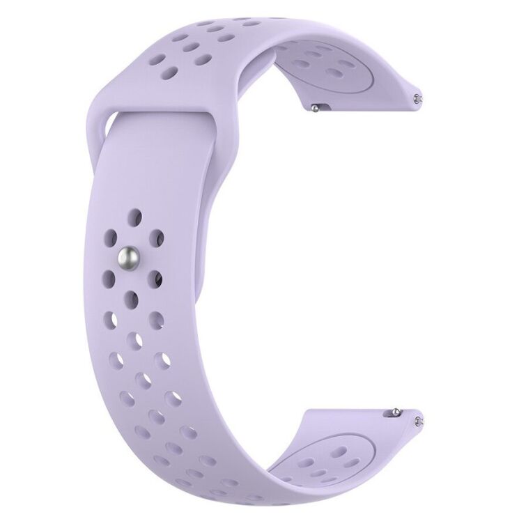 Ремешок Deexe Holes Strap для Samsung Galaxy Gear S3 - Light Purple: фото 2 из 4