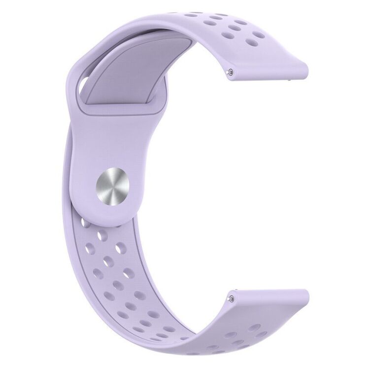 Ремешок Deexe Holes Strap для Samsung Galaxy Gear S3 - Light Purple: фото 3 из 4