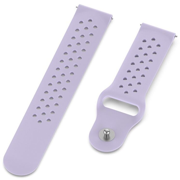Ремешок Deexe Holes Strap для Samsung Galaxy Gear S3 - Light Purple: фото 4 из 4