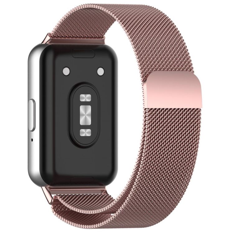 Ремешок Deexe Milanese Loop для Samsung Galaxy Fit 3 - Rose Pink: фото 2 из 7