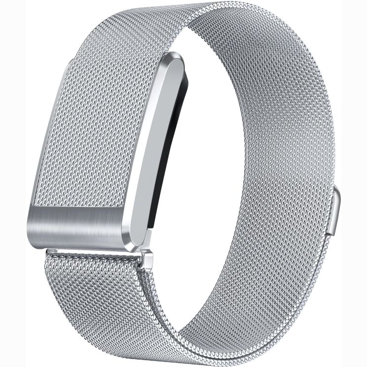 Ремінець Deexe Milanese Loop для WHOOP 5.0 - Silver (403107S) Ремінець Deexe Milanese Loop для WHOOP 5.0 - Silver: фото 1 з 5