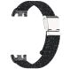 Ремінець Deexe Nylon Bracelet для Xiaomi Mi Smart Band 8 / 9 / 10 - Bright Black (326026SB). Фото 2 з 6