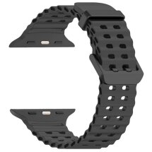 Ремешок Deexe Ocean Strap для Apple Watch 46 / 45 / 44 / SE 44 / 42 (Series 1-3) / Ultra / Ultra 2 - Grey: фото 1 из 1