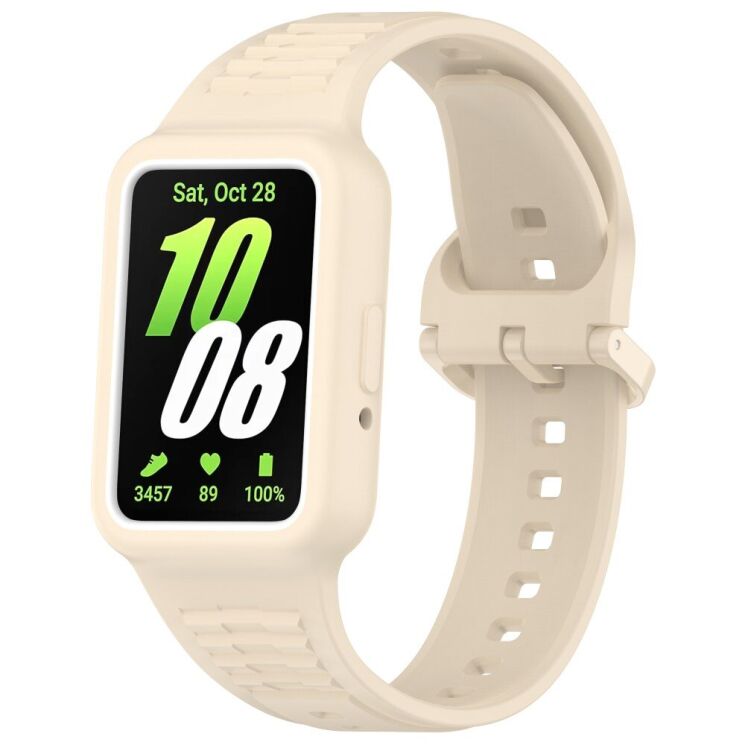 Ремешок Deexe Prime Strap для Huawei Band 7 / 8 / 9 - Beige: фото 1 из 7