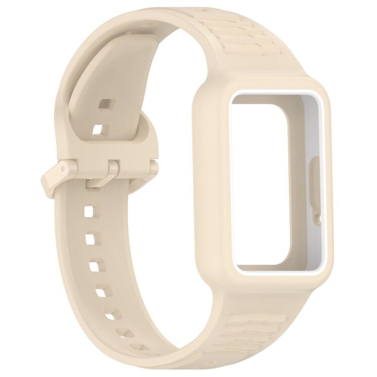 Ремешок Deexe Prime Strap для Huawei Band 7 / 8 / 9 - Beige: фото 4 из 7
