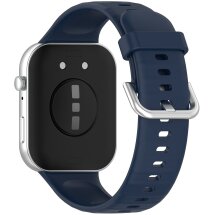 Ремінець Deexe Silicone Band для Huawei Watch Fit 3 / Fit 4 / Fit 4 Pro - Midnight Blue: фото 1 з 10