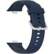 Ремінець Deexe Silicone Band для Huawei Watch Fit 3 / Fit 4 / Fit 4 Pro - Midnight Blue (357126MB). Фото 3 з 10