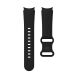 Ремінець Deexe Soft Silicone для Samsung Galaxy Watch 5 (40/44mm) / 5 Pro (45mm) - Black (303106B). Фото 3 з 3